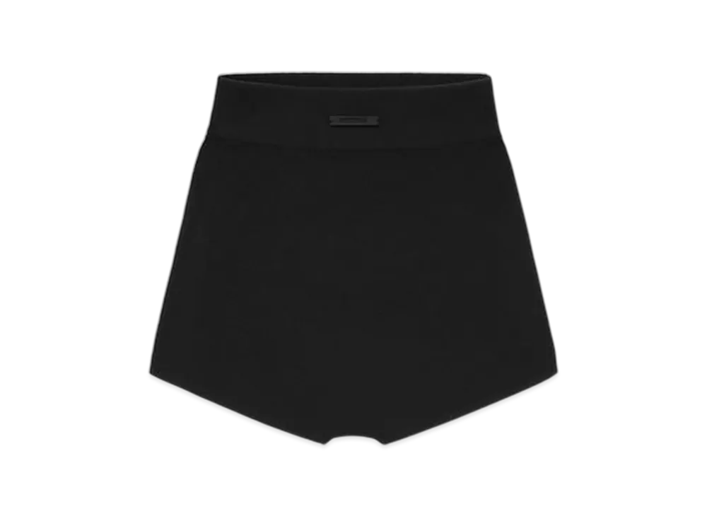 FEAR OF GOD ESSENTIALS Women's Rib Boy Short "Vintage Black"