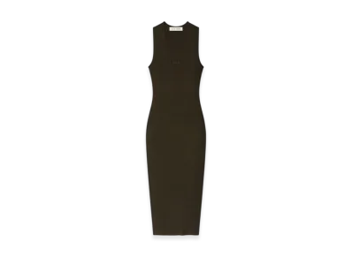 FEAR OF GOD ESSENTIALS Women's Rib Tank Dress "Brown"