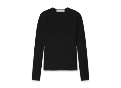 FEAR OF GOD ESSENTIALS Women's Waffle Long Sleeve Top "Vintage Black"