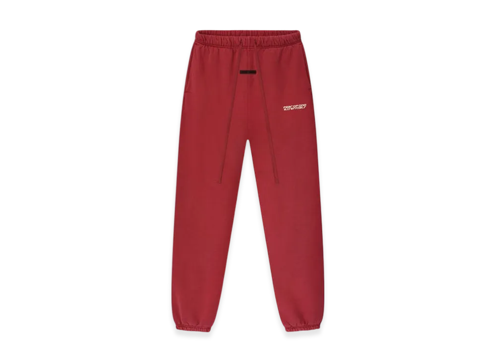 FEAR OF GOD ESSENTIALS Heavy Fleece Classic Sweatpant "Crimson"