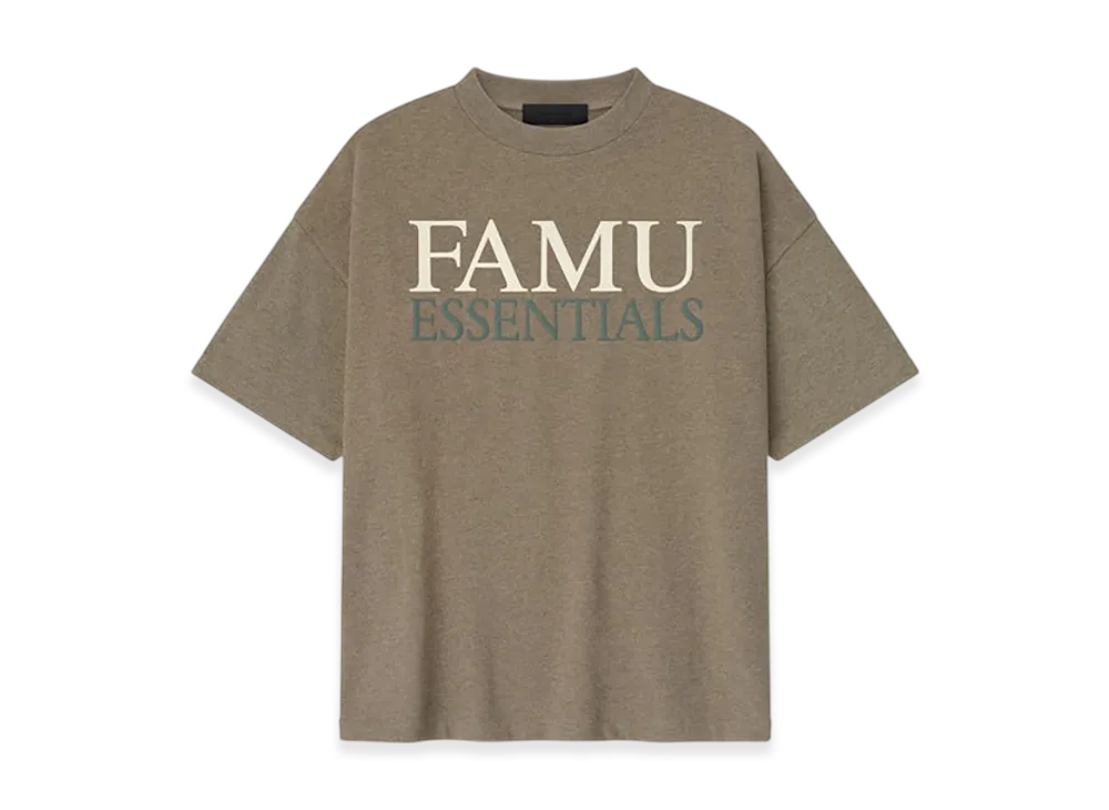 FEAR OF GOD ESSENTIALS x FAMU 90s Tee "Homestead Heather"