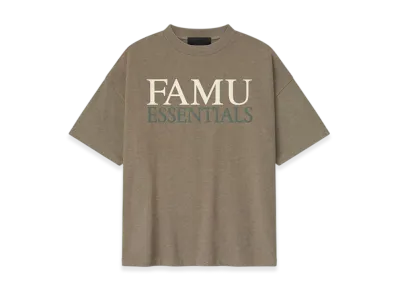 FEAR OF GOD ESSENTIALS x FAMU 90s Tee "Homestead Heather"