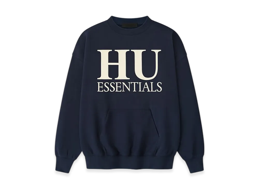 FEAR OF GOD ESSENTIALS x Howard University Sport Crewneck "Navy"