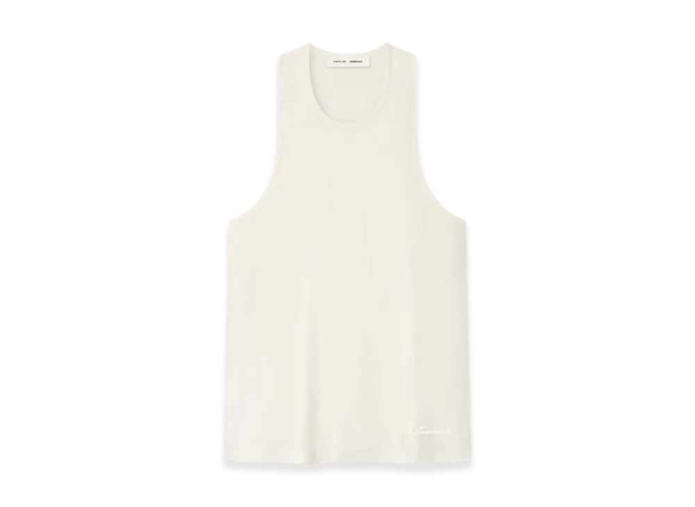 FEAR OF GOD ESSENTIALS Embroidered Essential Tank "Ivory"