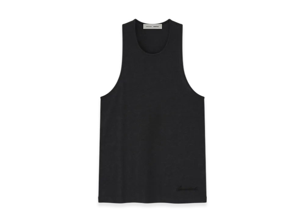FEAR OF GOD ESSENTIALS Embroidered Essential Tank "Vintage Black"
