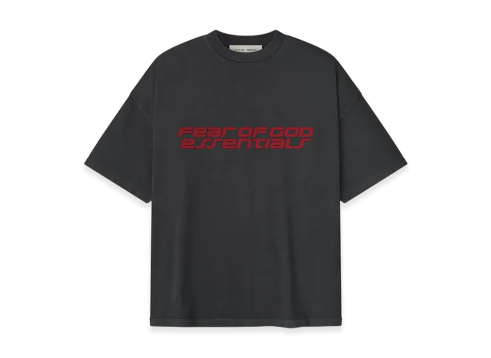 FEAR OF GOD ESSENTIALS 90s Tee "Iron Grey"