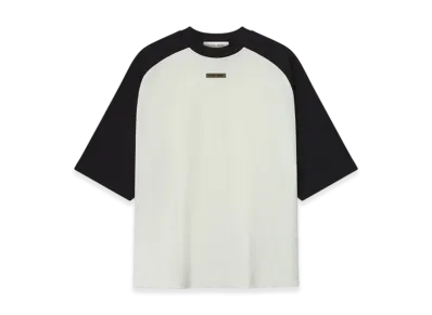 FEAR OF GOD ESSENTIALS Baseball Tee "Ivory Body Black"