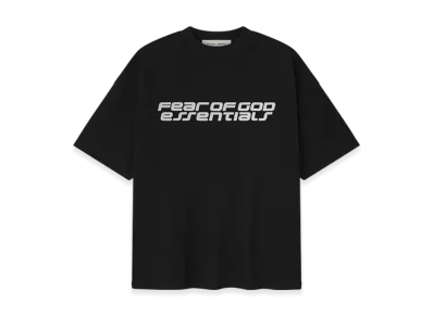 FEAR OF GOD ESSENTIALS Ponte 90s Tee "Vintage Black"