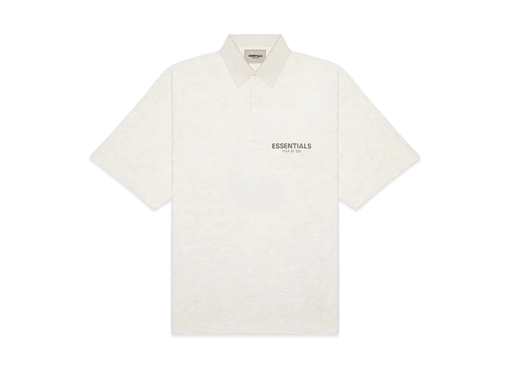 FEAR OF GOD ESSENTIALS Short Sleeve Boxy Polo "Grey"
