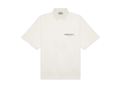 FEAR OF GOD ESSENTIALS Short Sleeve Boxy Polo "Grey"