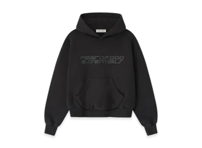 FEAR OF GOD ESSENTIALS Womens Classic Hoodie "Vintage Black"
