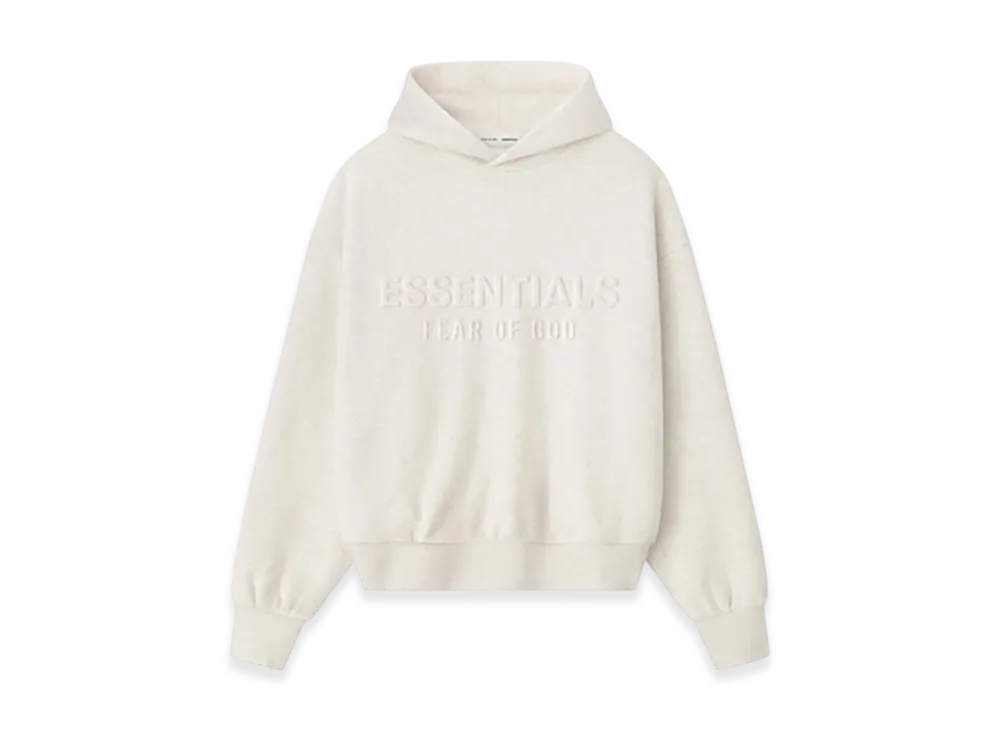 FEAR OF GOD ESSENTIALS Embossed Essentials Classic Hoodie "Oatmeal Heather"