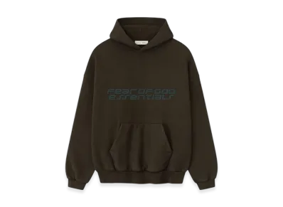 FEAR OF GOD ESSENTIALS Heavy Fleece 90s Hoodie "Brown"