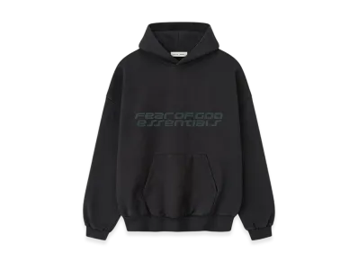 FEAR OF GOD ESSENTIALS Heavy Fleece 90s Hoodie "Vintage Black"