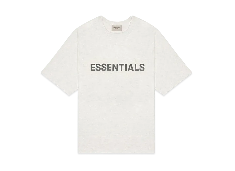FEAR OF GOD ESSENTIALS 3D Silicon Applique Boxy T-shirt "Grey"