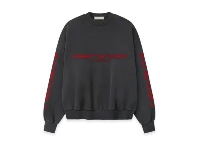 FEAR OF GOD ESSENTIALS Chicago Heavy Fleece Cropped Sweatshirt "Iron Grey"