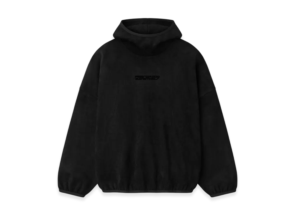 FEAR OF GOD ESSENTIALS Suede Fleece Modern Hoodie "Vintage Black"