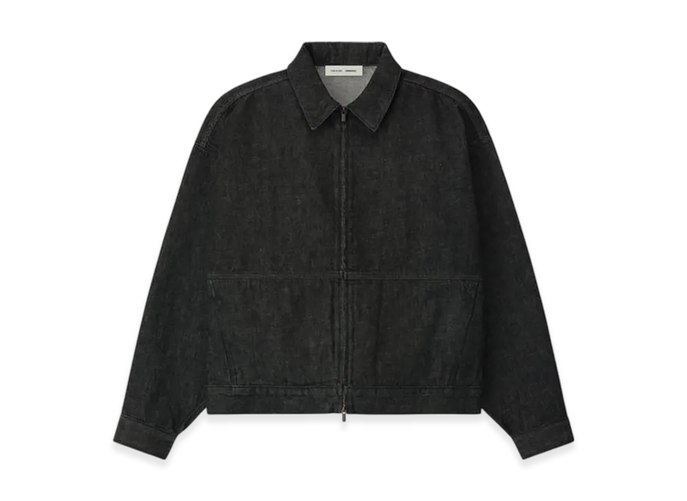FEAR OF GOD ESSENTIALS Denim Work Jacket "Vintage Black"