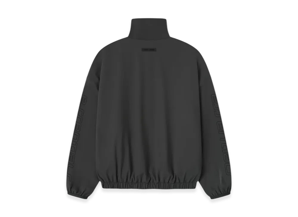 FEAR OF GOD ESSENTIALS Nylon Half Zip Track Jacket "Iron Grey"
