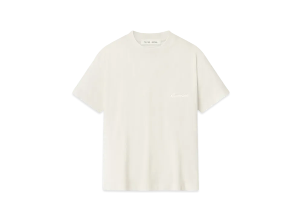 FEAR OF GOD ESSENTIALS Kids Embroidered Essential Tee "Ivory"