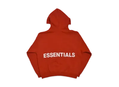 FEAR OF GOD Essentials Graphic Pullover Hoodie "Red"