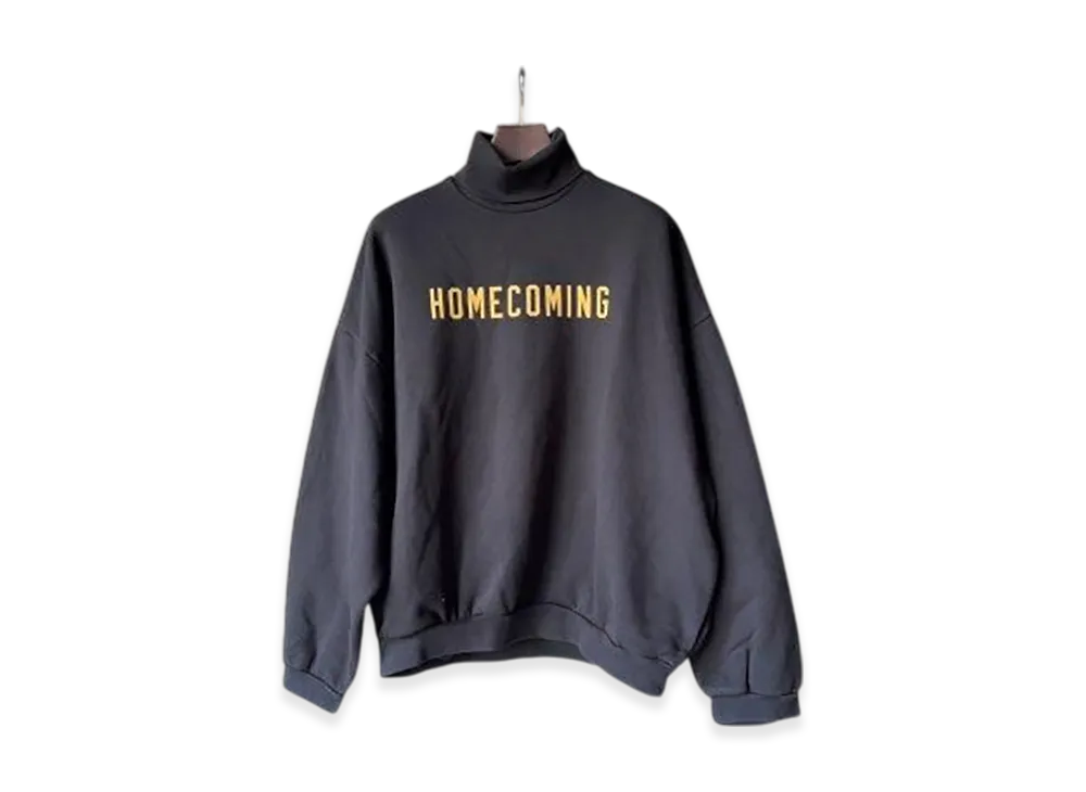 FEAR OF GOD ESSENTIALS Heavy Fleece Turtle Neck "Black"