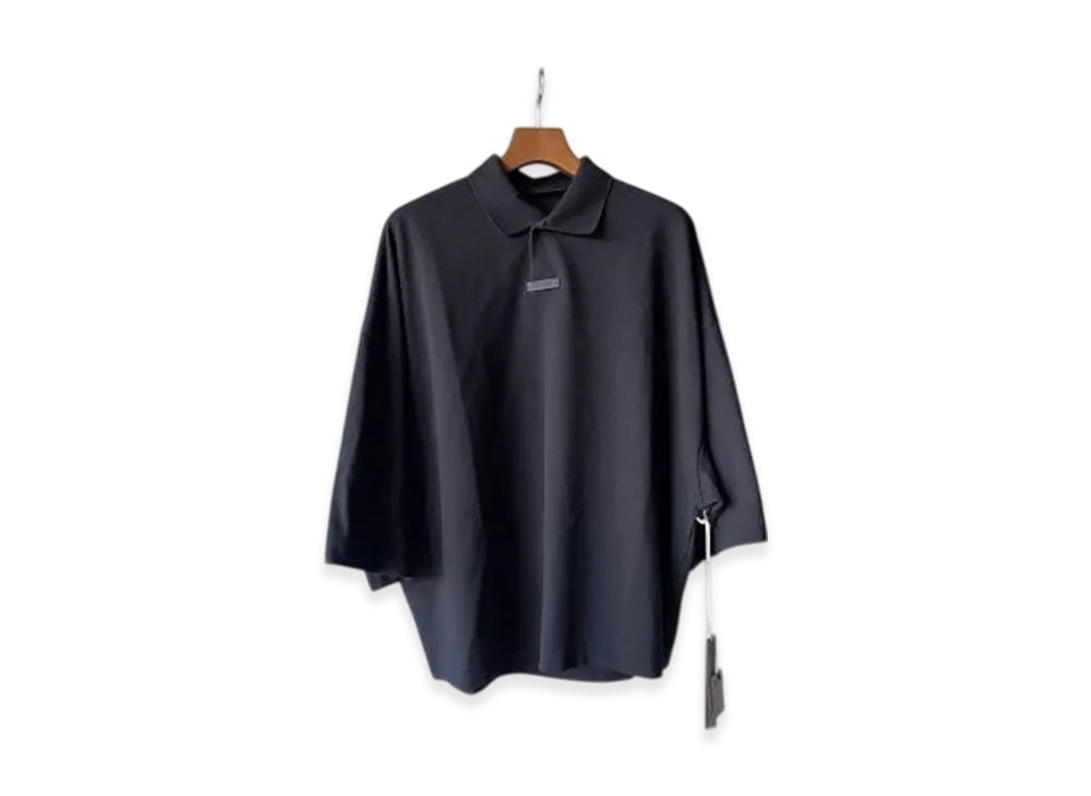 FEAR OF GOD ESSENTIALS Pique Polo "Black"