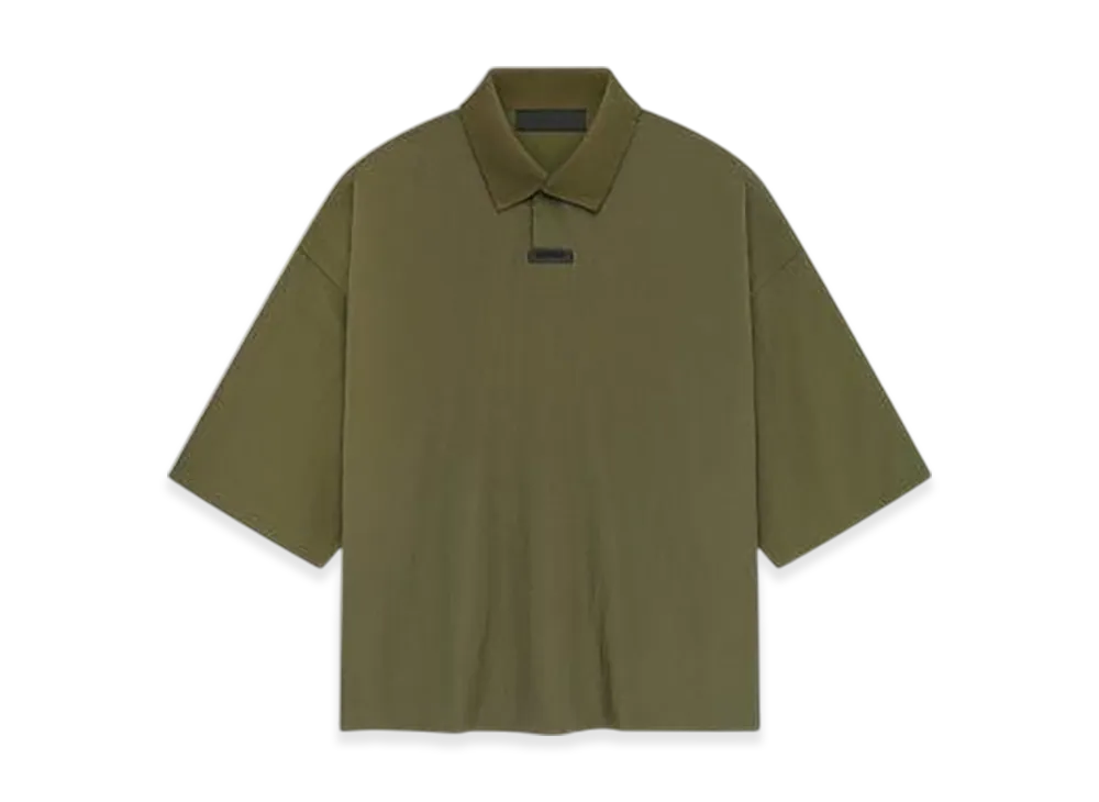 FEAR OF GOD ESSENTIALS Ripstop Polo "Military"