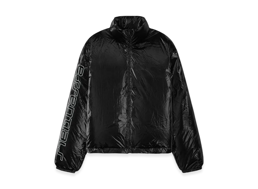 FEAR OF GOD ESSENTIALS Ripstop Nylon Puffer Jacket "Metallic Black"