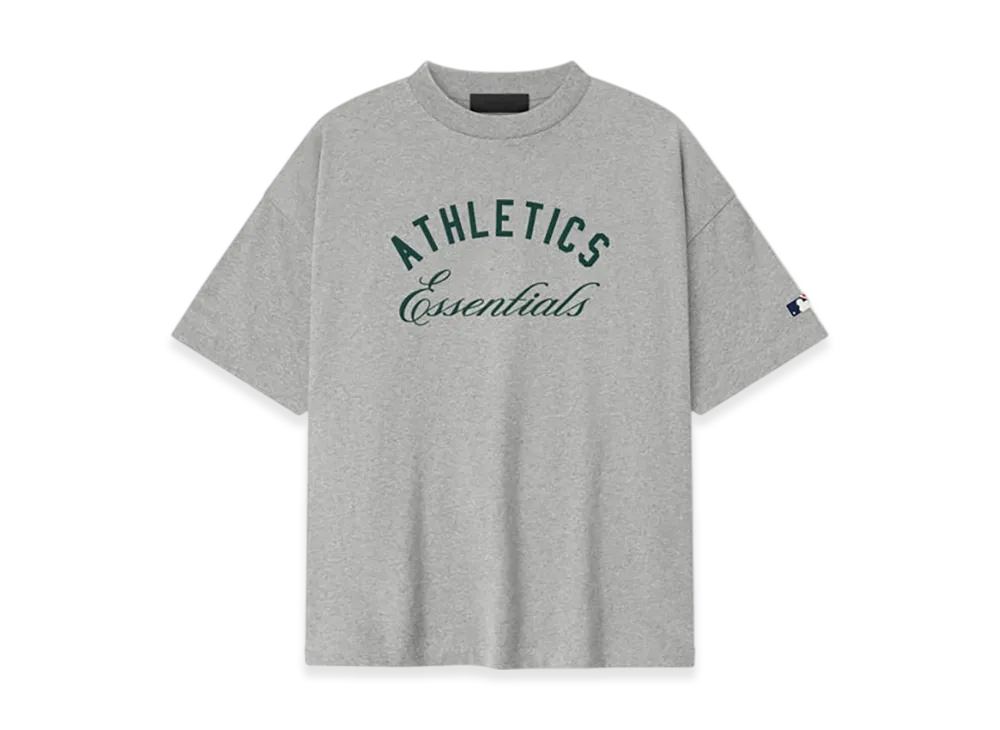 FEAR OF GOD ESSENTIALS Athletics 90s Tee "Concrete Heather"