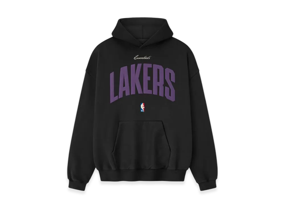 FEAR OF GOD ESSENTIALS Lakers 90s Hoodie "Black"