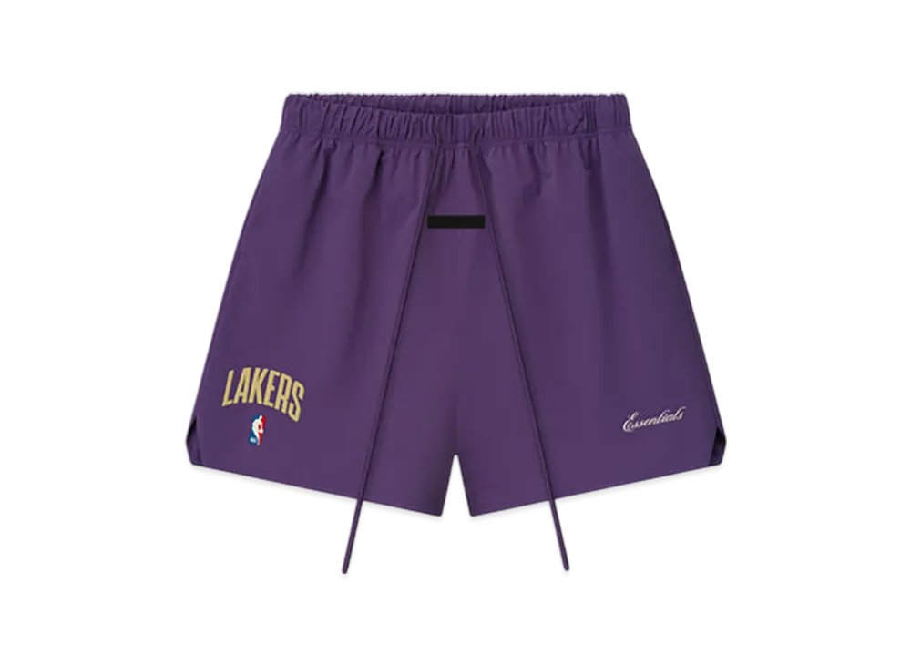 FEAR OF GOD ESSENTIALS Lakers Classic Short "Purple Reign"