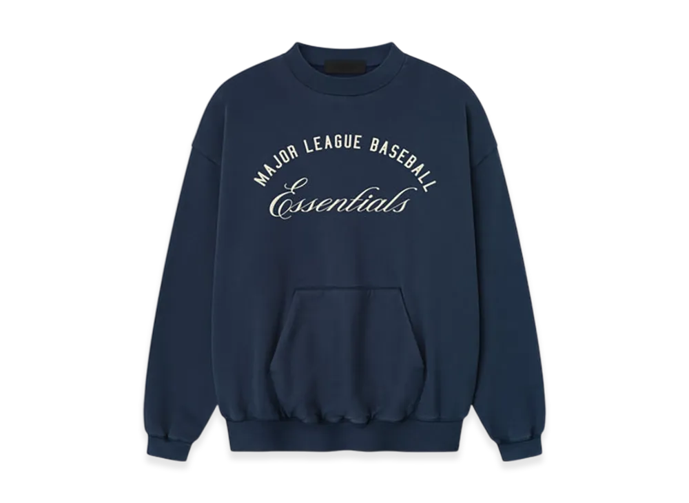 FEAR OF GOD ESSENTIALS MLB Sport Crewneck "Midnight Navy"