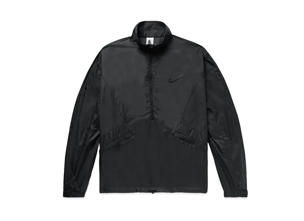 フィアオブゴッド ナイキ ロングスリーブ ハーフ ジップ ジャケット "ブラック"