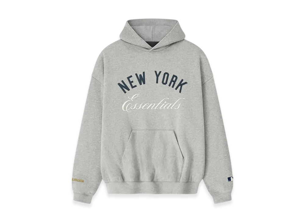 FEAR OF GOD ESSENTIALS Yankee Stadium Sport Hoodie "Concrete Heather"