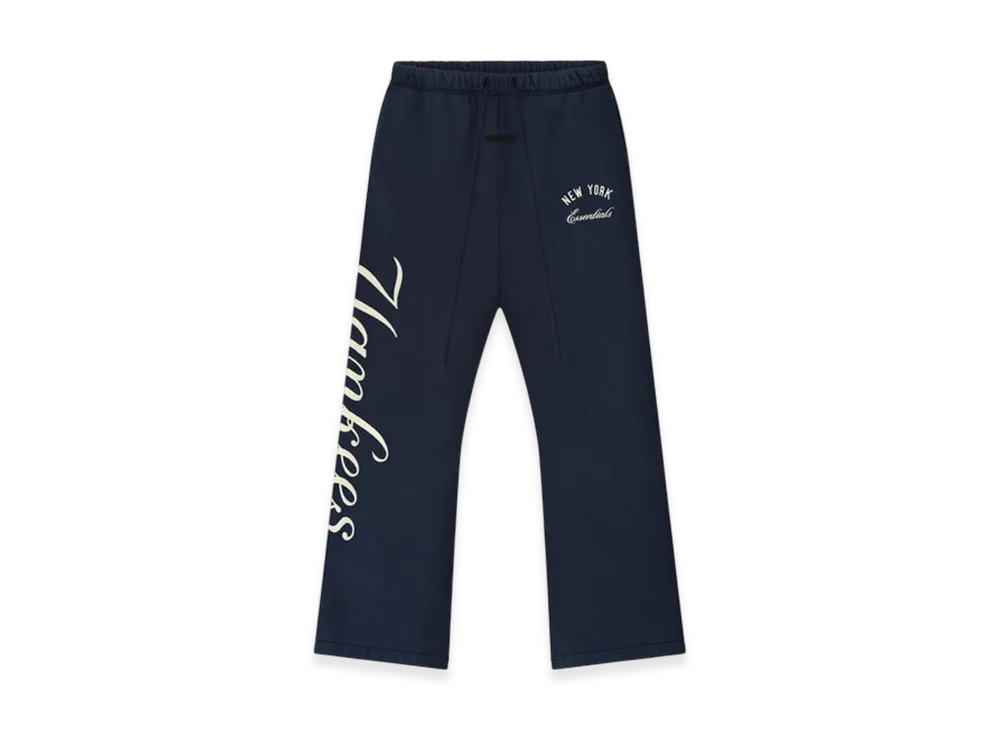 FEAR OF GOD ESSENTIALS Yankees Flare Sweatpant "Dark Sapphire"