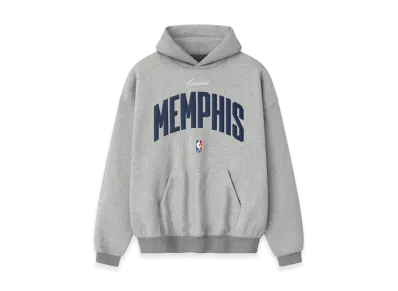 FEAR OF GOD ESSENTIALS x NBA Memphis Grizzlies 90s Hoodie "Concrete Heather"