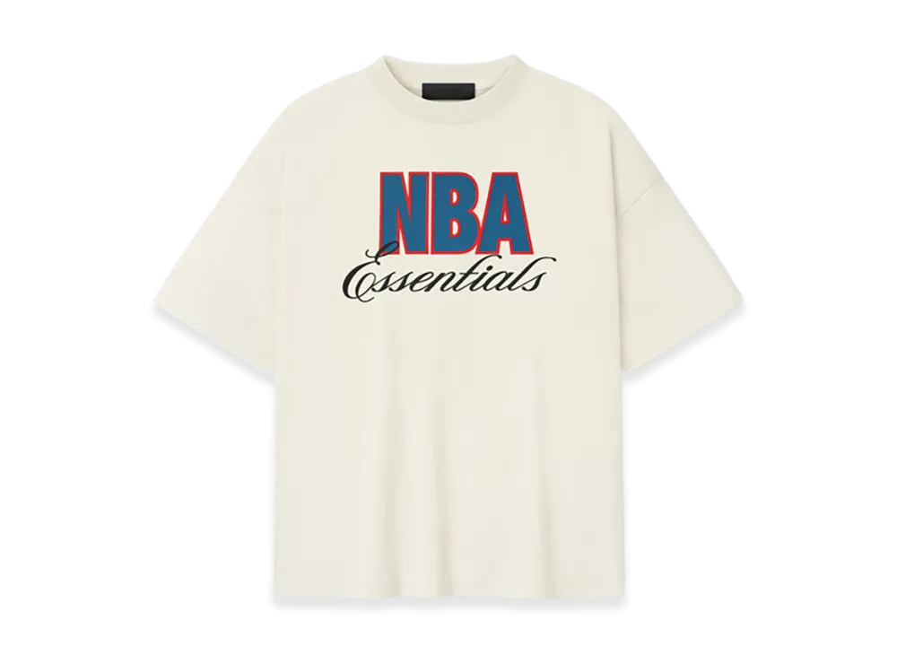 FEAR OF GOD ESSENTIALS x NBA 90s Tee "Cream White"