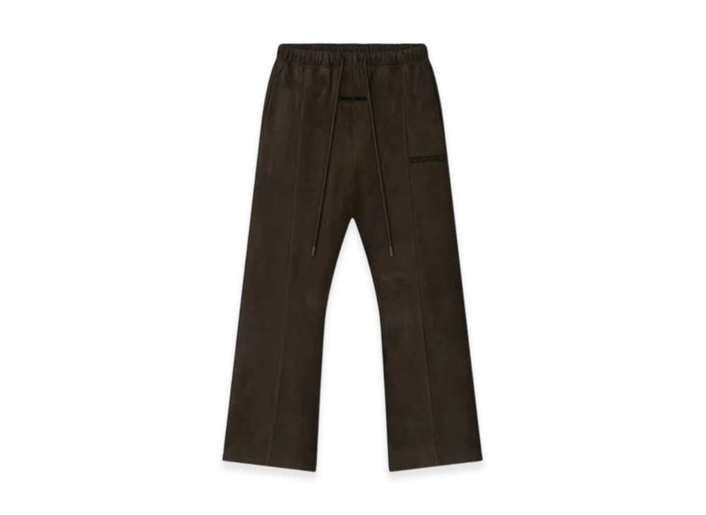FEAR OF GOD ESSENTIALS Suede Fleece Flare Pant "Brown"