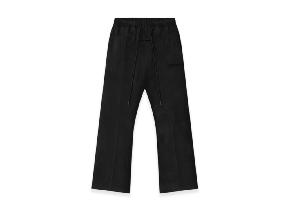 FEAR OF GOD ESSENTIALS Suede Fleece Flare Pant "Vintage Black"