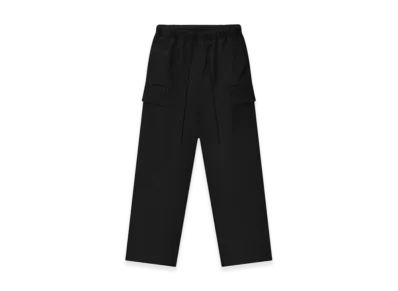 FEAR OF GOD ESSENTIALS Bonded Satin Field Pant "Vintage Black"