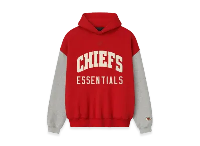 FEAR OF GOD ESSENTIALS Chiefs Sport Hoodie "Red Concrete Heather"