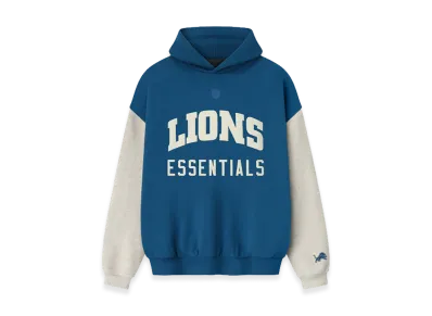 FEAR OF GOD ESSENTIALS Lions Sport Hoodie "Blue Sapphire/Heather Stone"
