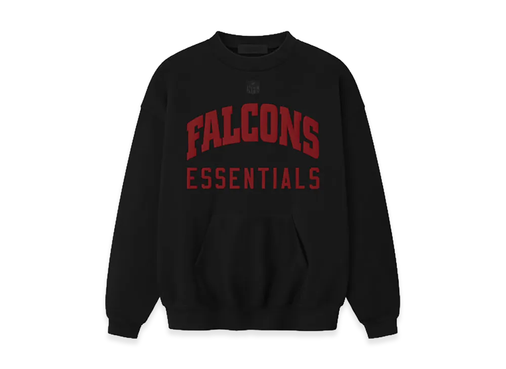 FEAR OF GOD ESSENTIALS Falcons Sport Crewneck "Black"