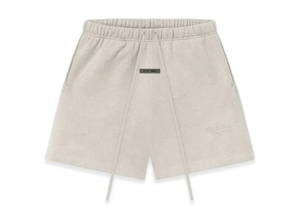 FEAR OF GOD ESSENTIALS Classic Fleece Sweatshort "Heather Stone"
