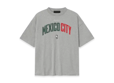 FEAR OF GOD ESSENTIALS Mexico City 90s Tee "Concrete Heather"