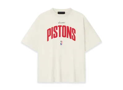 FEAR OF GOD ESSENTIALS Pistons 90s Tee "Cream White"