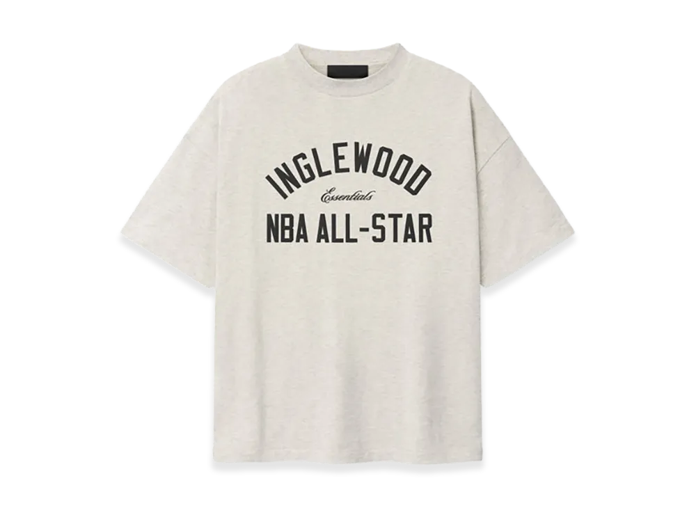 FEAR OF GOD ESSENTIALS Inglewood X All Star Weekend '26 90s Tee "Oatmeal Heather"