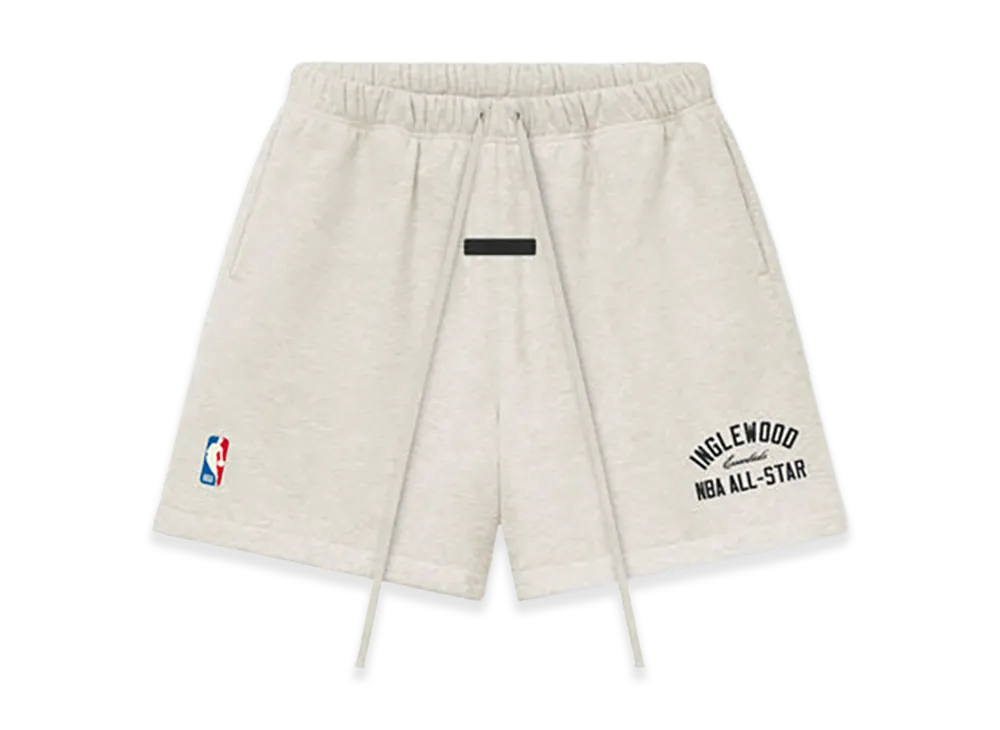 FEAR OF GOD ESSENTIALS Inglewood X All Star Weekend '26 Classic Sweatshort "Oatmeal Heather"