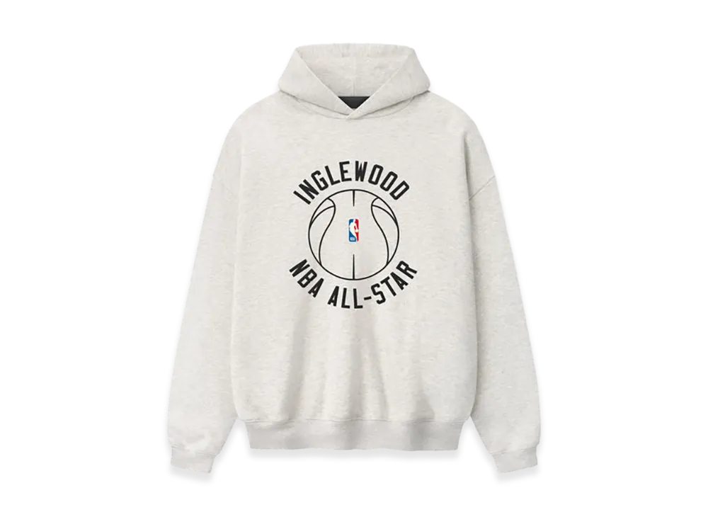 FEAR OF GOD ESSENTIALS Inglewood X All Star Weekend '26 90s Hoodie "Oatmeal Heather/Light Heather Rib"
